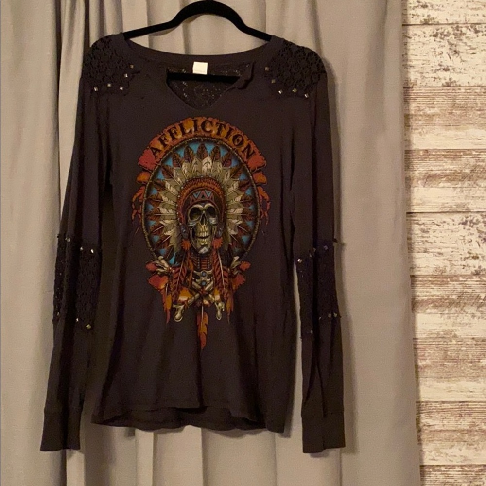 Womens Affliction Shirt